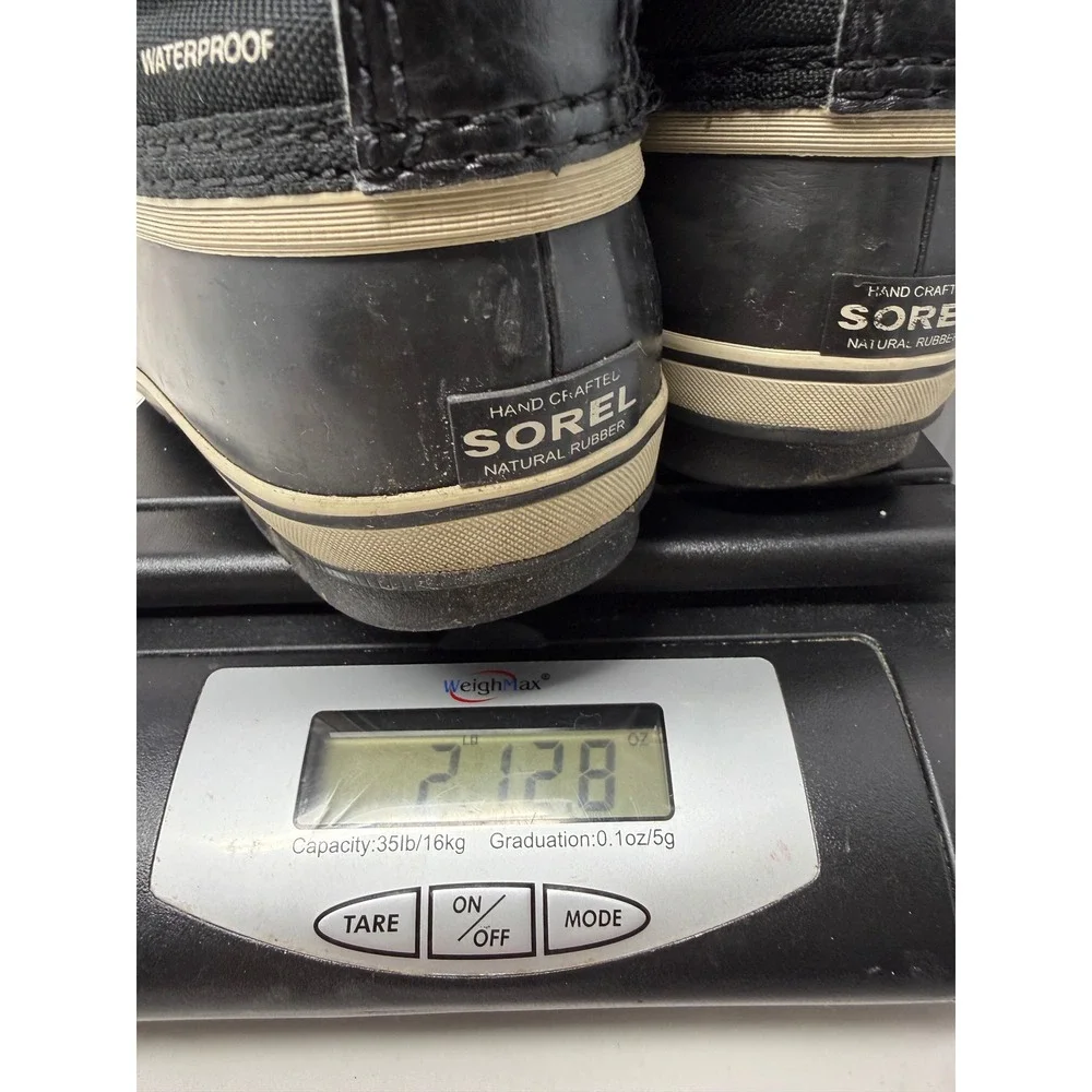 Sorel Kids Yoot Pac Nylon Waterproof Winter Boots Black Size 4 NY1962-010